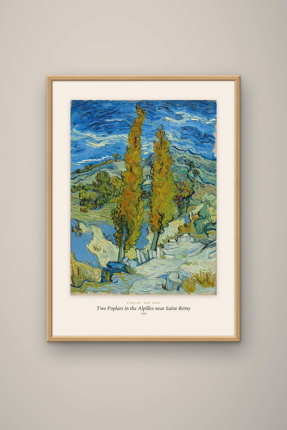 Van Gogh · İki Kavak (Saint-Rémy) Tablo