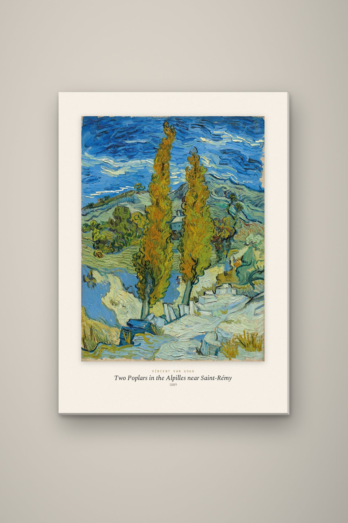 Van Gogh · İki Kavak (Saint-Rémy) Tablo, çerçeve ve tema seçeneği