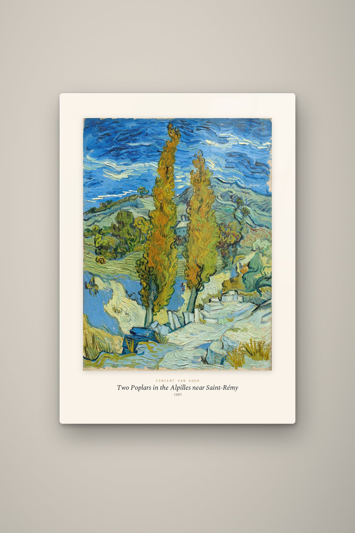 Van Gogh · İki Kavak (Saint-Rémy) Tablo, çerçeve ve tema seçeneği