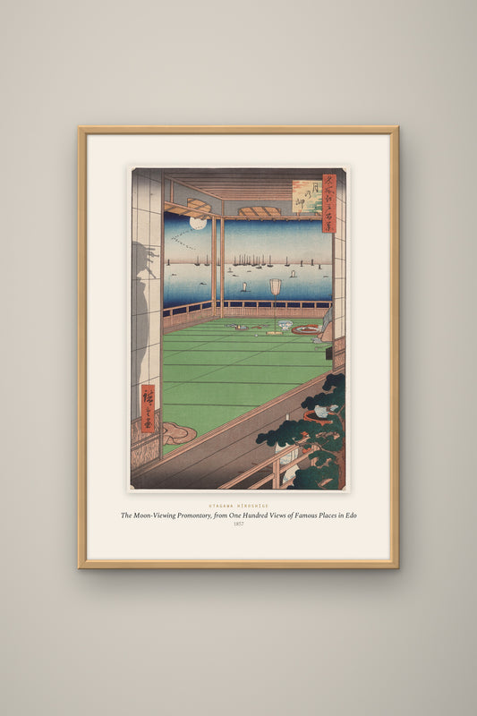 Hiroshige · Ay Seyri Burnu Tablo