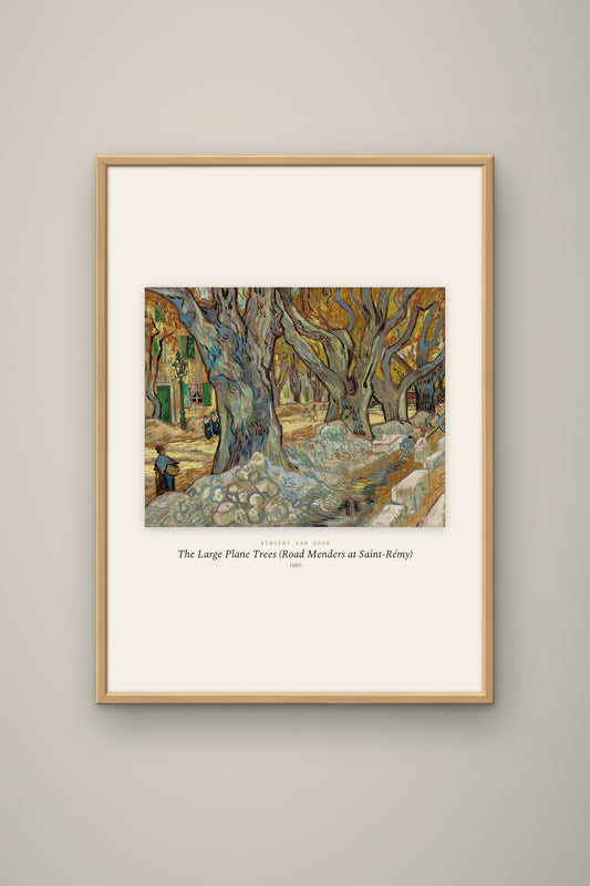 Van Gogh · Büyük Çınarlar (Saint-Rémy) Tablo